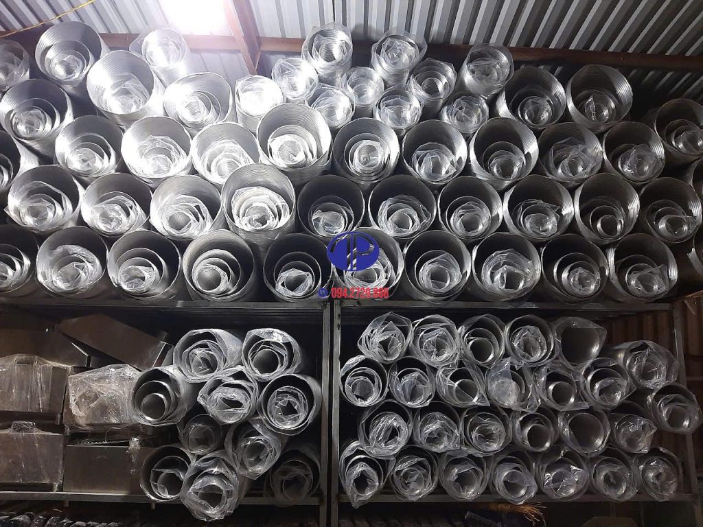 Bếp Thiên Phú địa chỉ phân phối ống gió nhôm nhún số lượng lớn