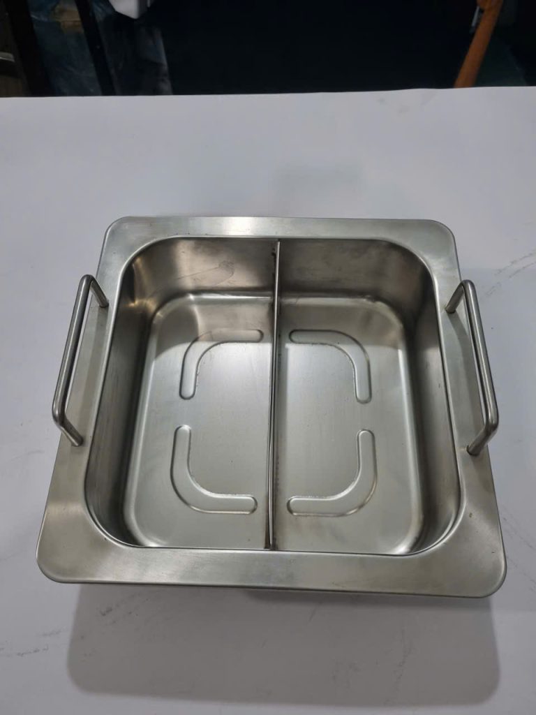 Bán buôn nồi vuông 2 ngăn cho bếp điện từ, bếp gas, bếp hồng ngoại nhà hàng