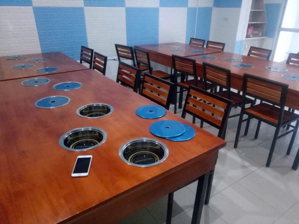 Cách lắp âm bàn bọ bếp lẩu cô đơn 800w lẩu một người cho nhà hàng