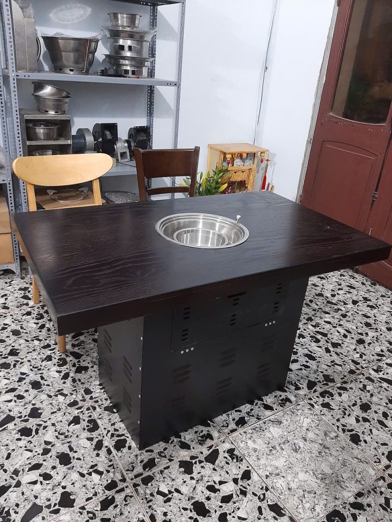 Chân bàn nướng bếp nướng than hoa hút âm BBQ chất lượng cao