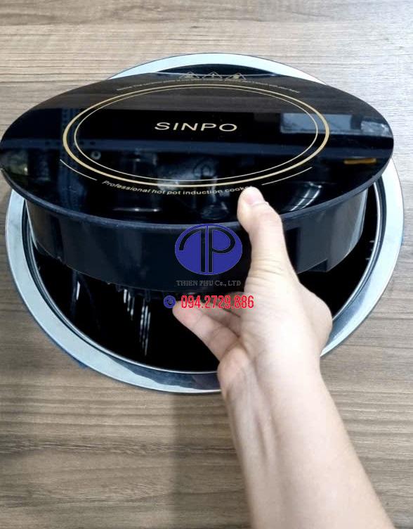 Bếp từ lẩu âm bàn tròn dễ dàng lắp đặt và sử dụng