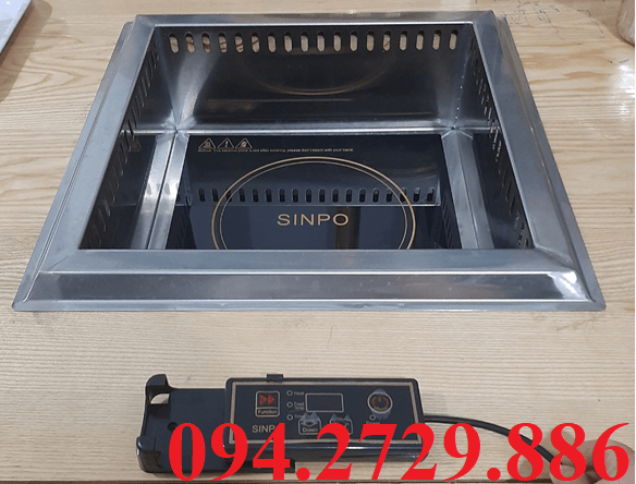 Thông số chi tiết bếp lẩu 4 ngăn vuông