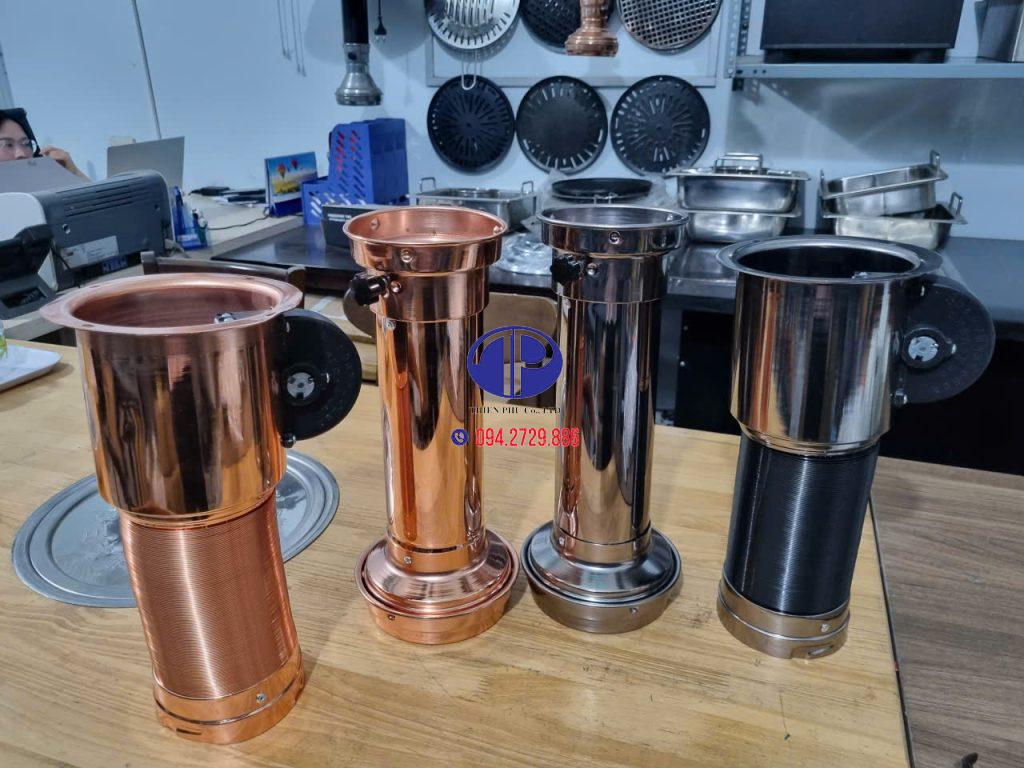 Hình ảnh thực tế ống hút khói mềm nhà hàng