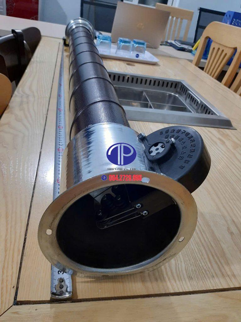 Hình ảnh ống hút khói nhà hàng lẩu nướng