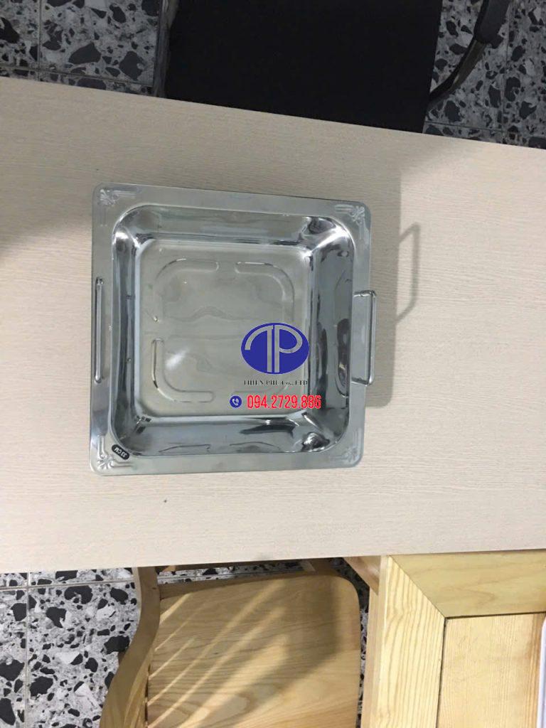 Thông tin chi tiết bếp lẩu âm bàn vuông 1 ngăn