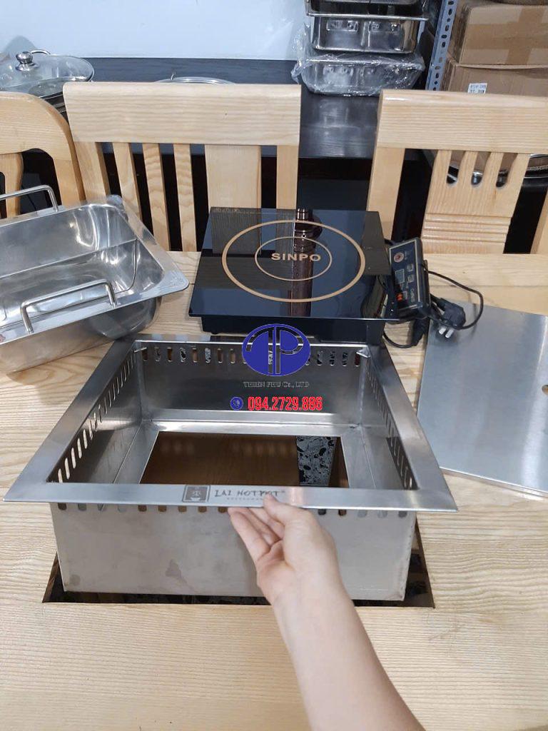 Bếp được thiết kế an toàn khi sử dụng