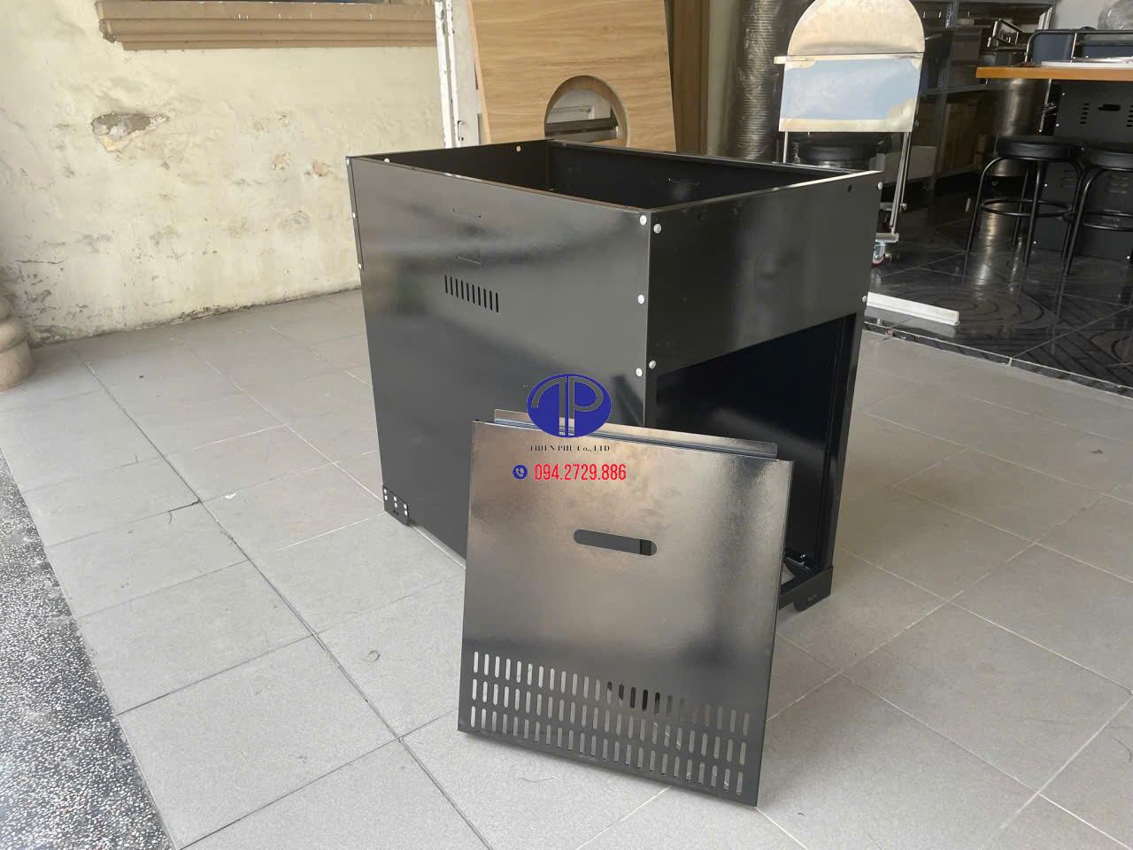 Hộp chân bàn sắt nhà hàng nướng BBQ không khói giá rẻ