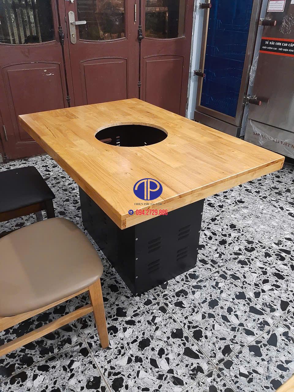 Chân bàn bếp lẩu phù hợp với mọi không gian