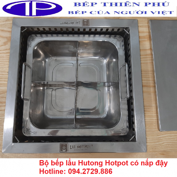 Bếp lẩu Hutong HotPot có nắp đậy cho nhà hàng giá rẻ tại Hà Nội - TPHCM