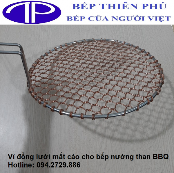 Vỉ đồng lưới mắt cáo cho bếp nướng than BBQ giá rẻ Hà Nội - TPHCM