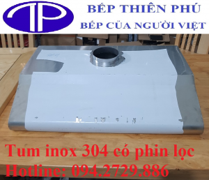 Tum inox 304 có phin lọc mỡ chất lượng cao, giá tốt tại Hà Nội