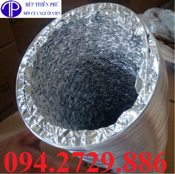 ống hút khói mùi mềm bạc d200 chịu nhiệt độ cao giá rẻ ở Quảng Ninh