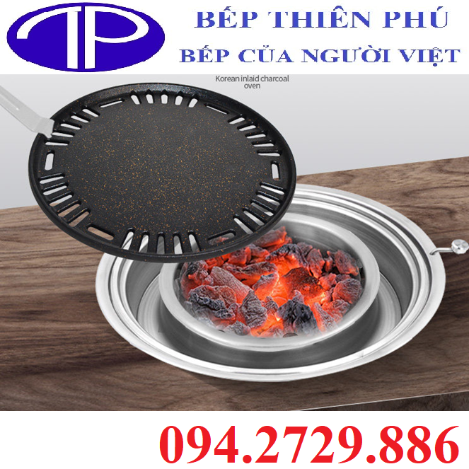 Bếp nướng than tại bàn hút dương giá rẻ nhất tại Hà Nội - HCM