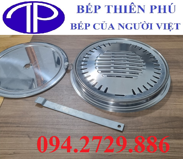 Vỉ nướng bếp nướng BBQ Hàn Quốc phi 330mm