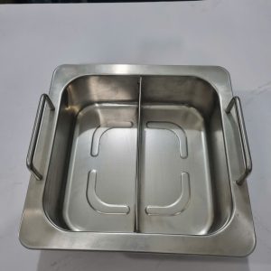 Bán buôn nồi vuông 2 ngăn cho bếp điện từ, bếp gas, bếp hồng ngoại nhà hàng