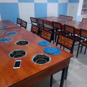 Cách lắp âm bàn bọ bếp lẩu cô đơn 800w lẩu một người cho nhà hàng