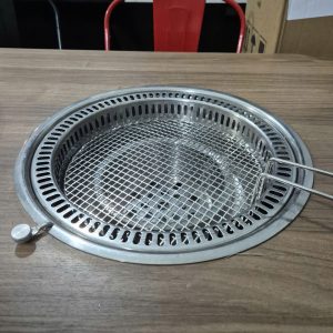 Vỉ nướng chống dính inox 304 D295mm cho bếp nướng hút âm
