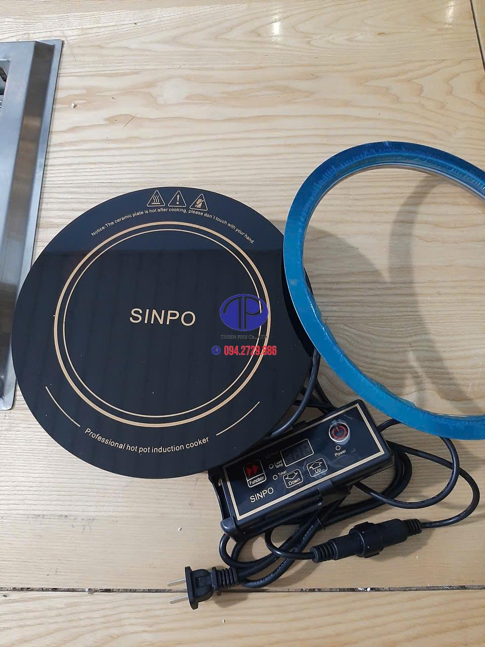 Bếp lẩu tròn 4 ngăn – Giải pháp hoàn hảo cho quán lẩu đông khách